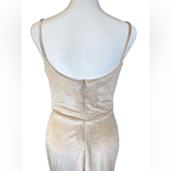 Lavetir Velvet Champagne Maxi/Gown. Size 8 - Picture 9 of 14